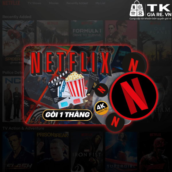Tài Khoản Netflix 4K HD Premium